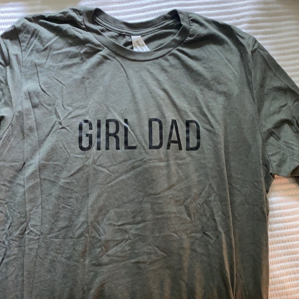 Girl Dad Army Green XL T-shirt